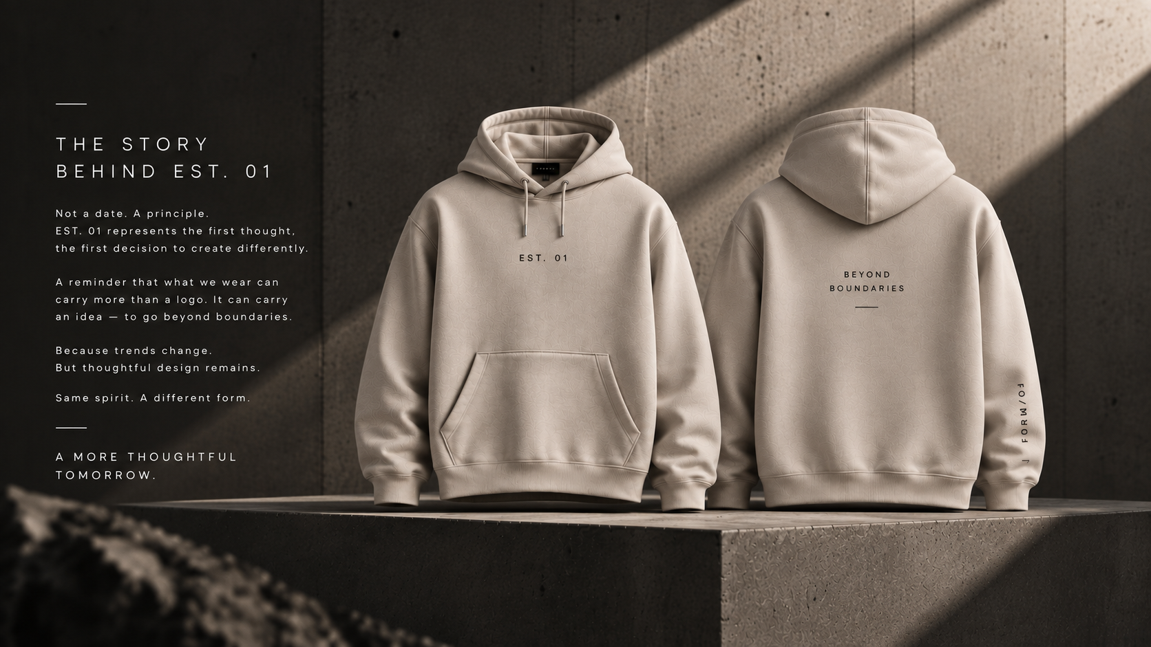 EST.01 — FORM/01 first launch